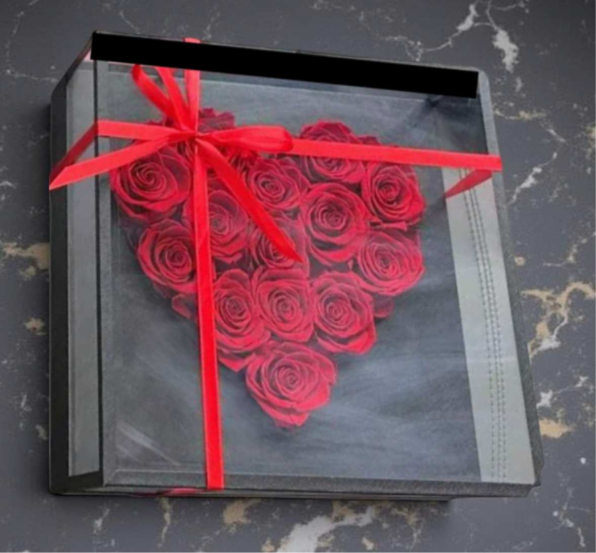 All My Heart Preserved Acrylic Box