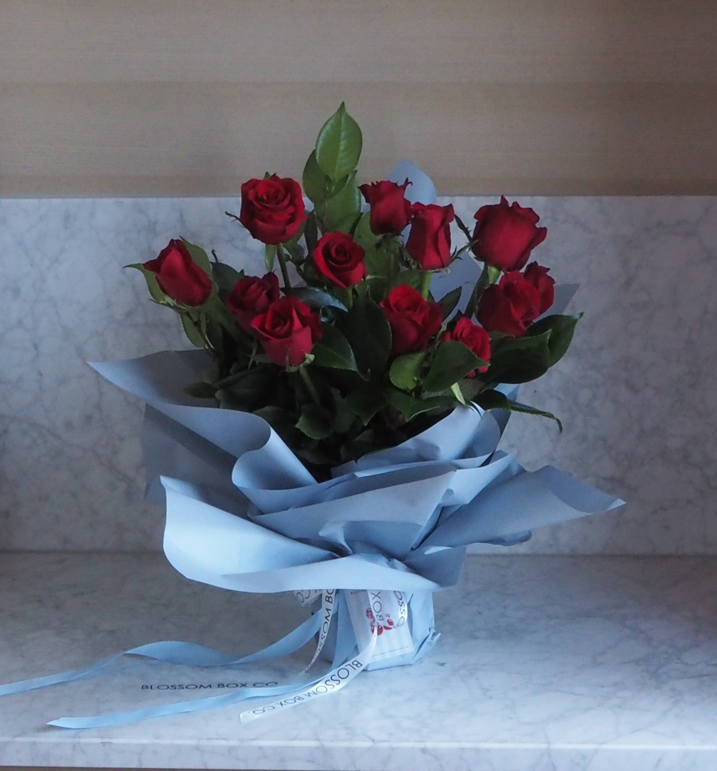 All my heart wrapped vase