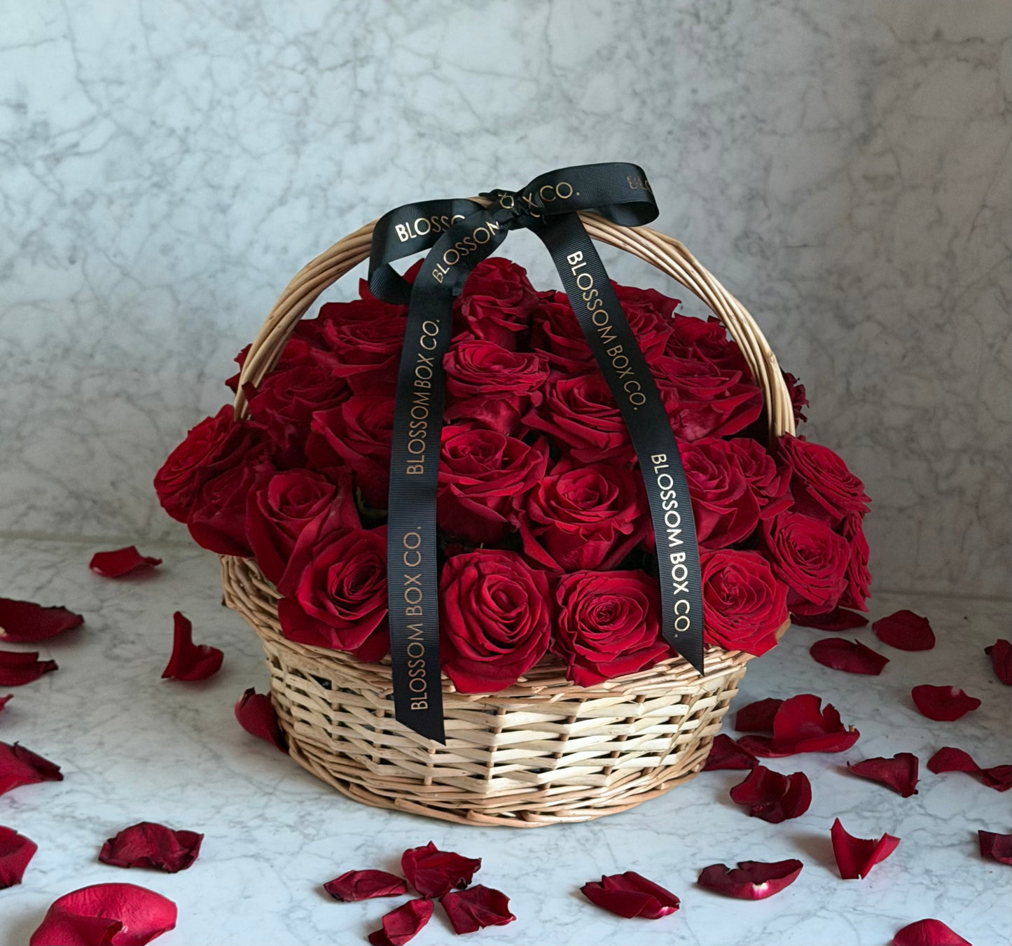 Grand Gesture Rose Basket