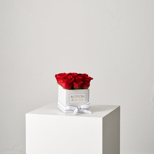 Ceramic Rose Blossom Box