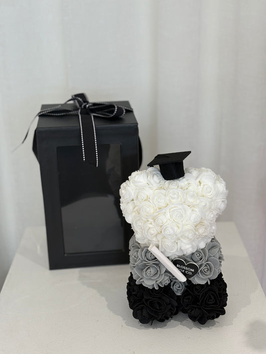 Graduation Rose Bear