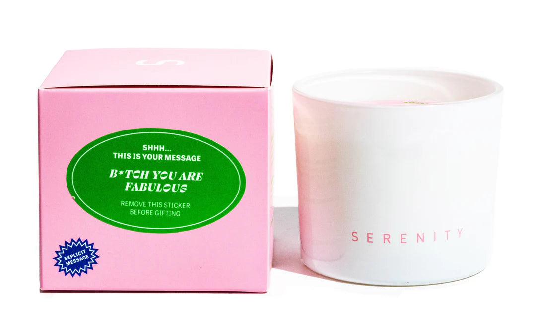 Serenity Hidden Message Candles 250g