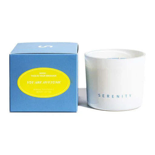 Serenity Hidden Message Candles 250g