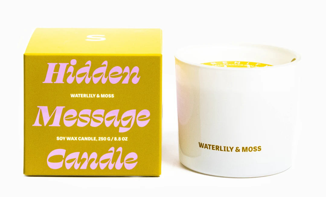 Serenity Hidden Message Candles 250g