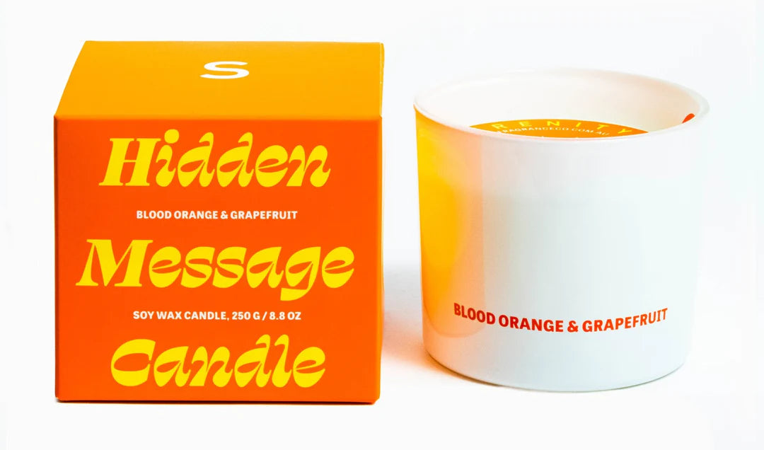 Serenity Hidden Message Candles 250g