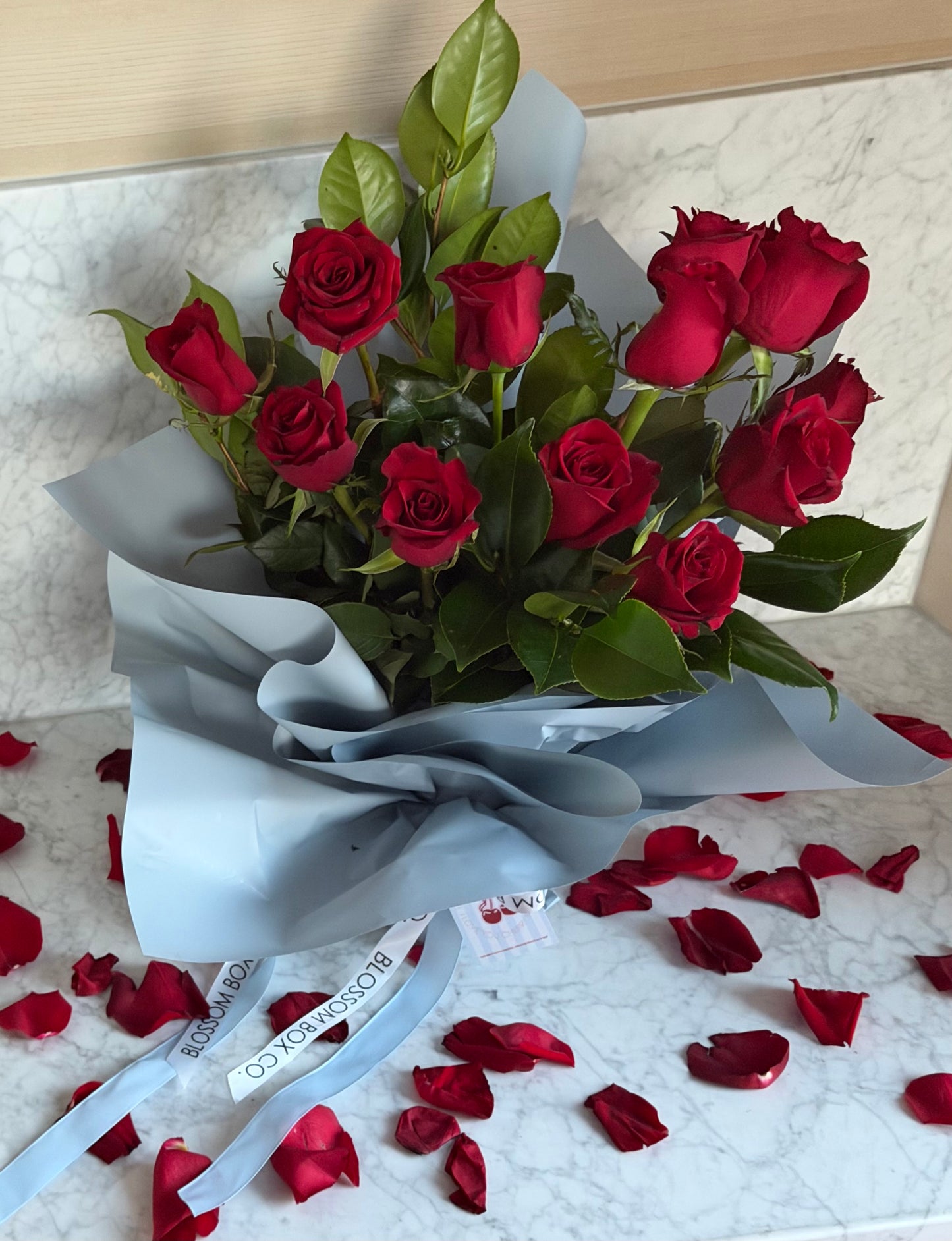 All my heart wrapped vase