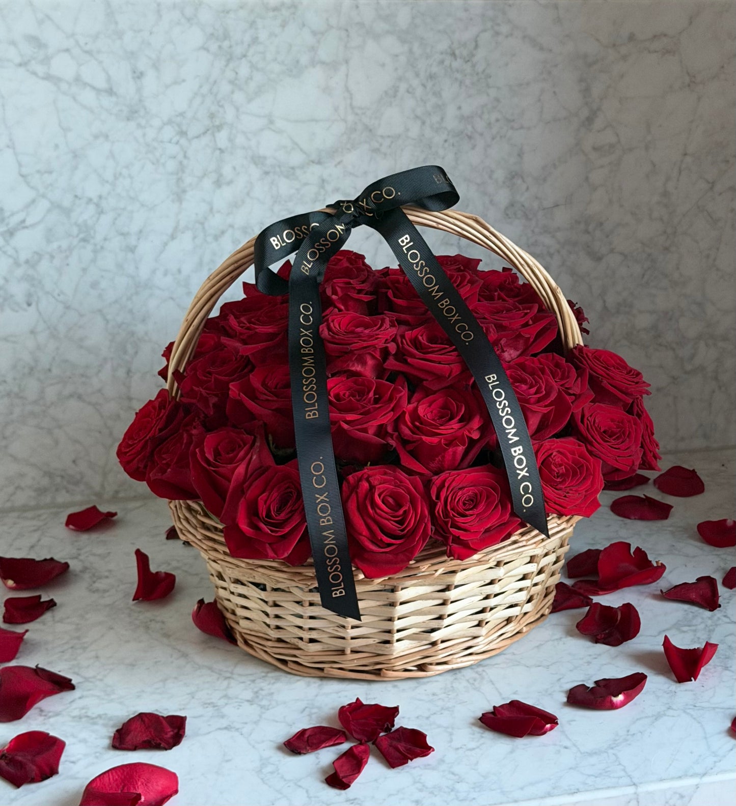Grand Gesture Rose Basket