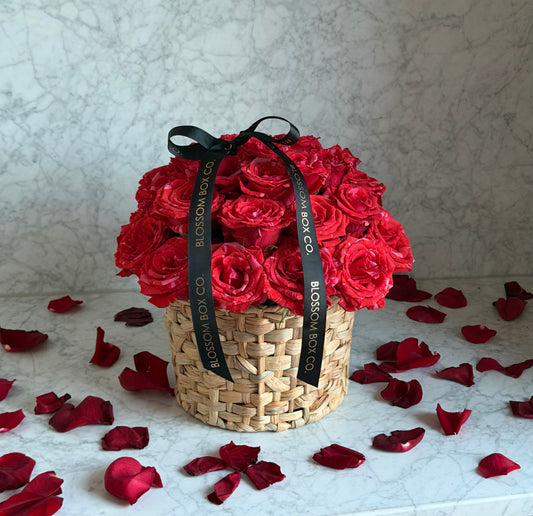 Forever Yours Rose Basket