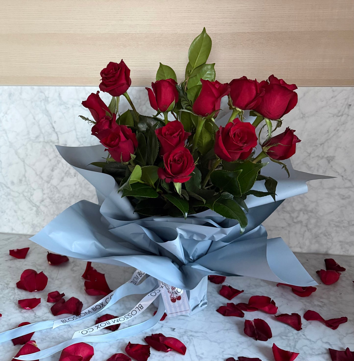 All my heart wrapped vase