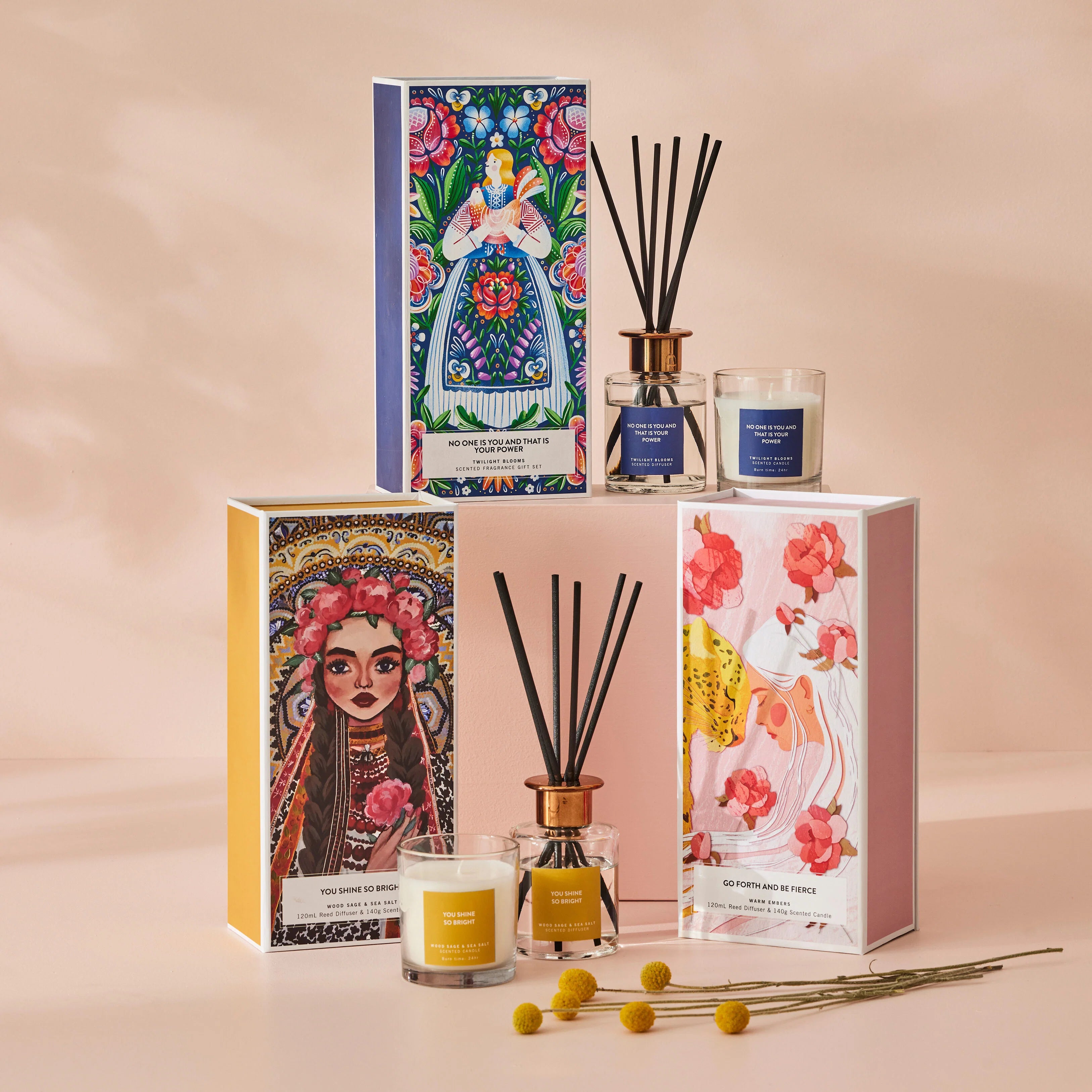 Boheman Candle and Diffuser Set