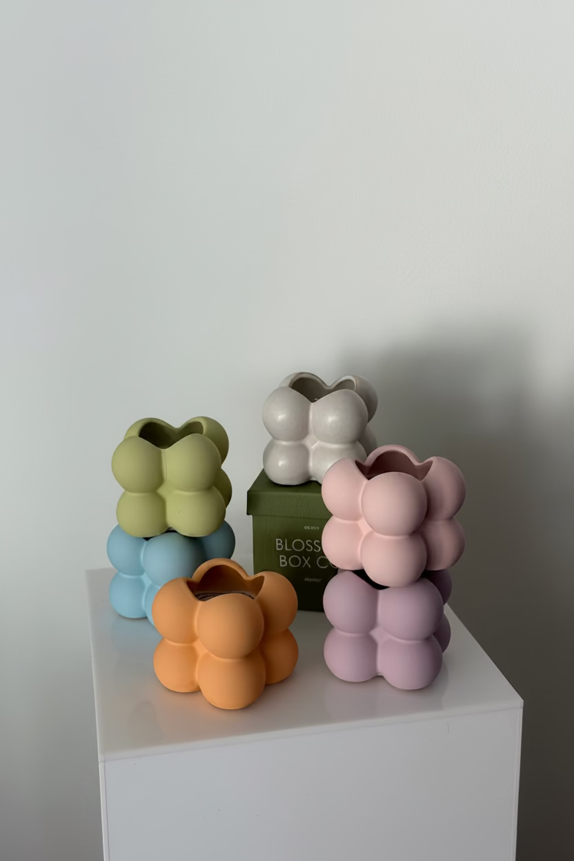 Bubble Candle (Fig Scented) 180g