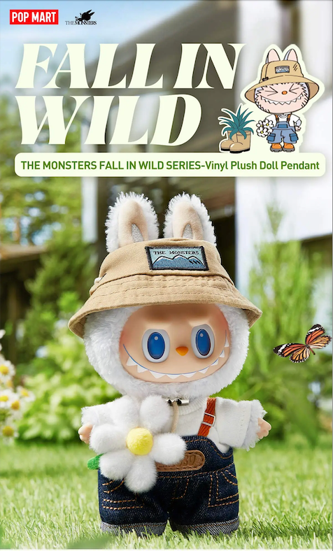 Labubu The Monsters - Fall In Wild Vinyl Plush Doll Pendant