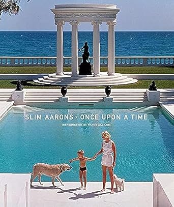 Slim Aarons Once Upon a Time book with a poolside photo cover