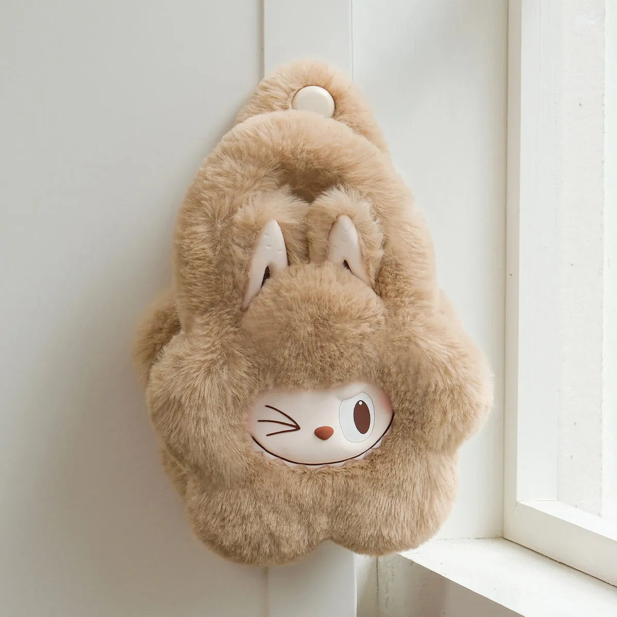 LABUBU THE MONSTERS - Plush Flower Brown Bag, photo 1 of 5
