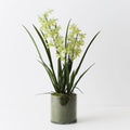 Silk Cymbidium Orchid Arrangement