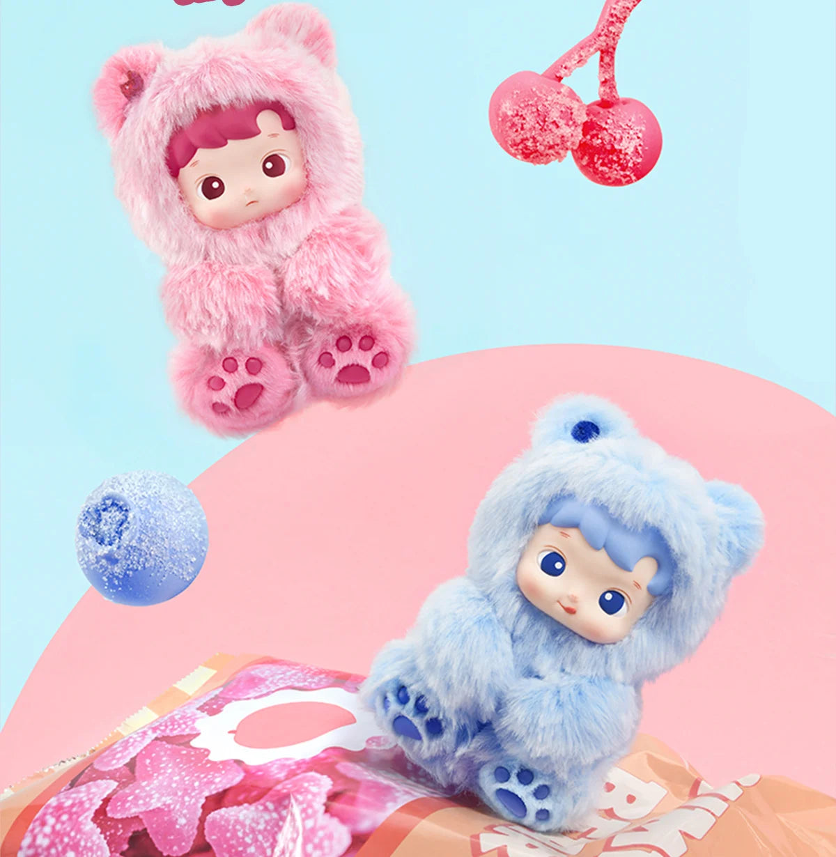 HACIPUPU Gummy Bear Series - Vinyl Plush Pendant (Blind Box)