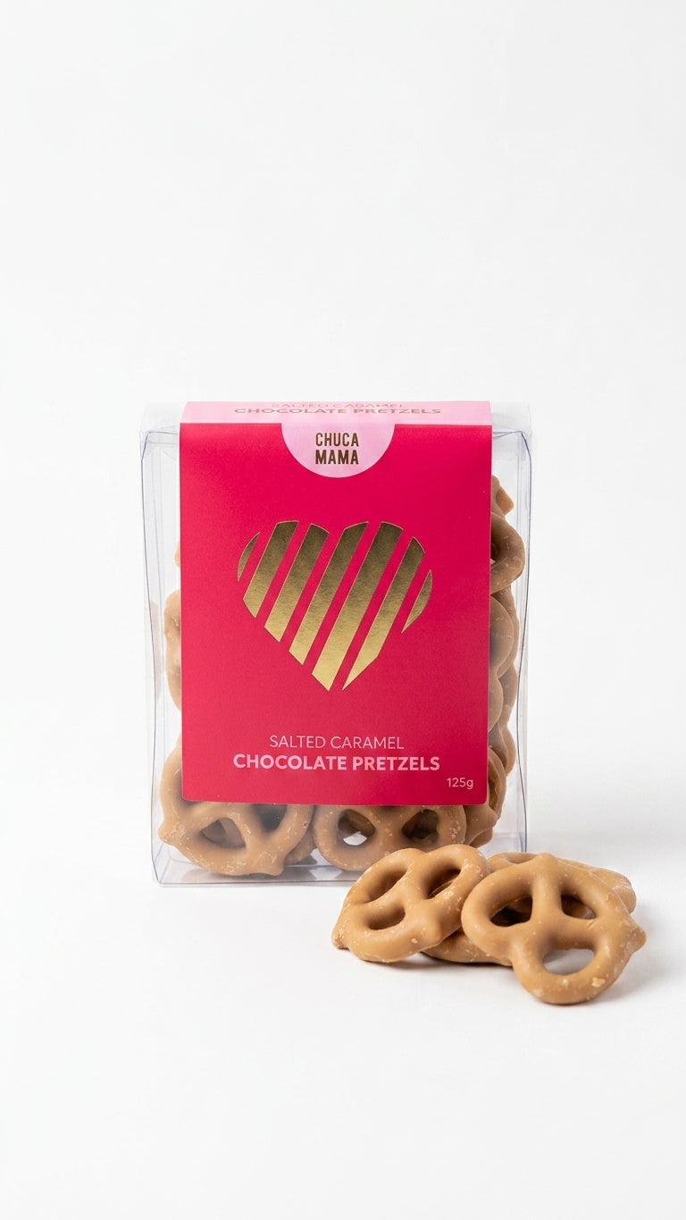 Choca Mama Salted Caramel pretzels
