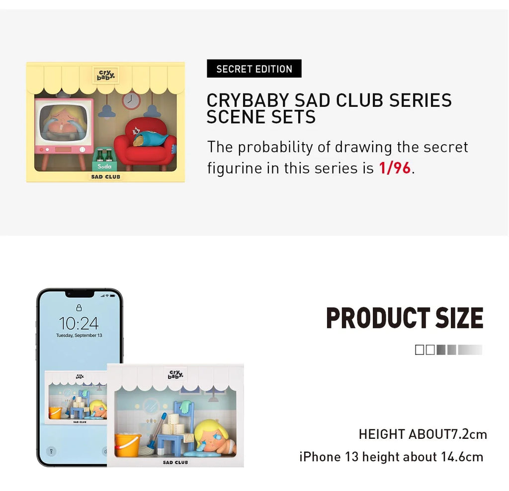 Crybaby - Sad Club Series Scene Sets (Blind Box)