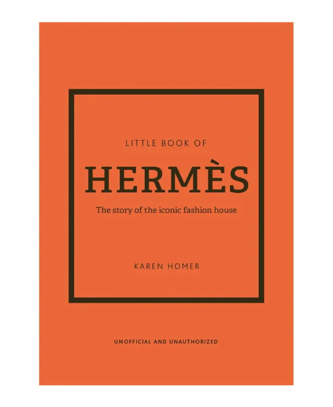 Little Book of Hermès with an orange cover, from The Little Book Of range